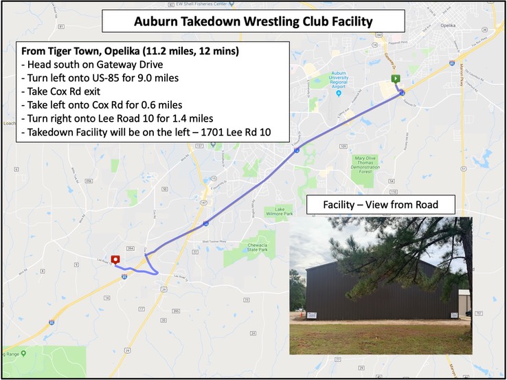 Directions to Facility - Tiger Town new