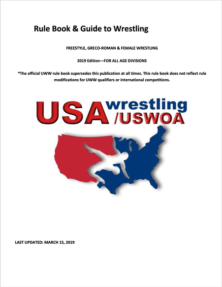 USAW 2019 Rulebook Cover